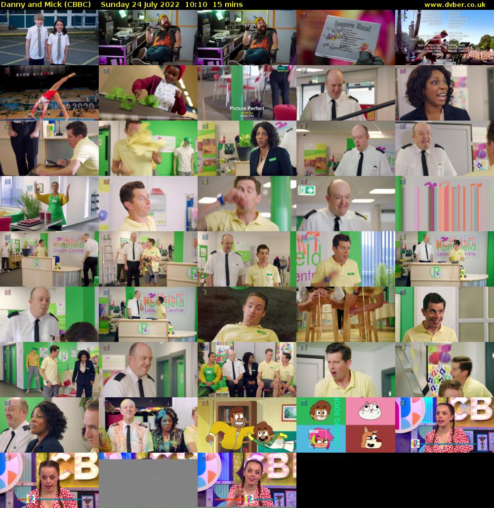 Danny and Mick (CBBC) Sunday 24 July 2022 10:10 - 10:25