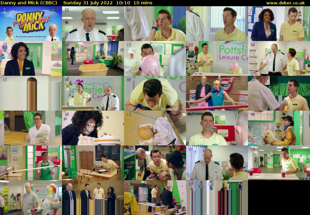 Danny and Mick (CBBC) Sunday 31 July 2022 10:10 - 10:20