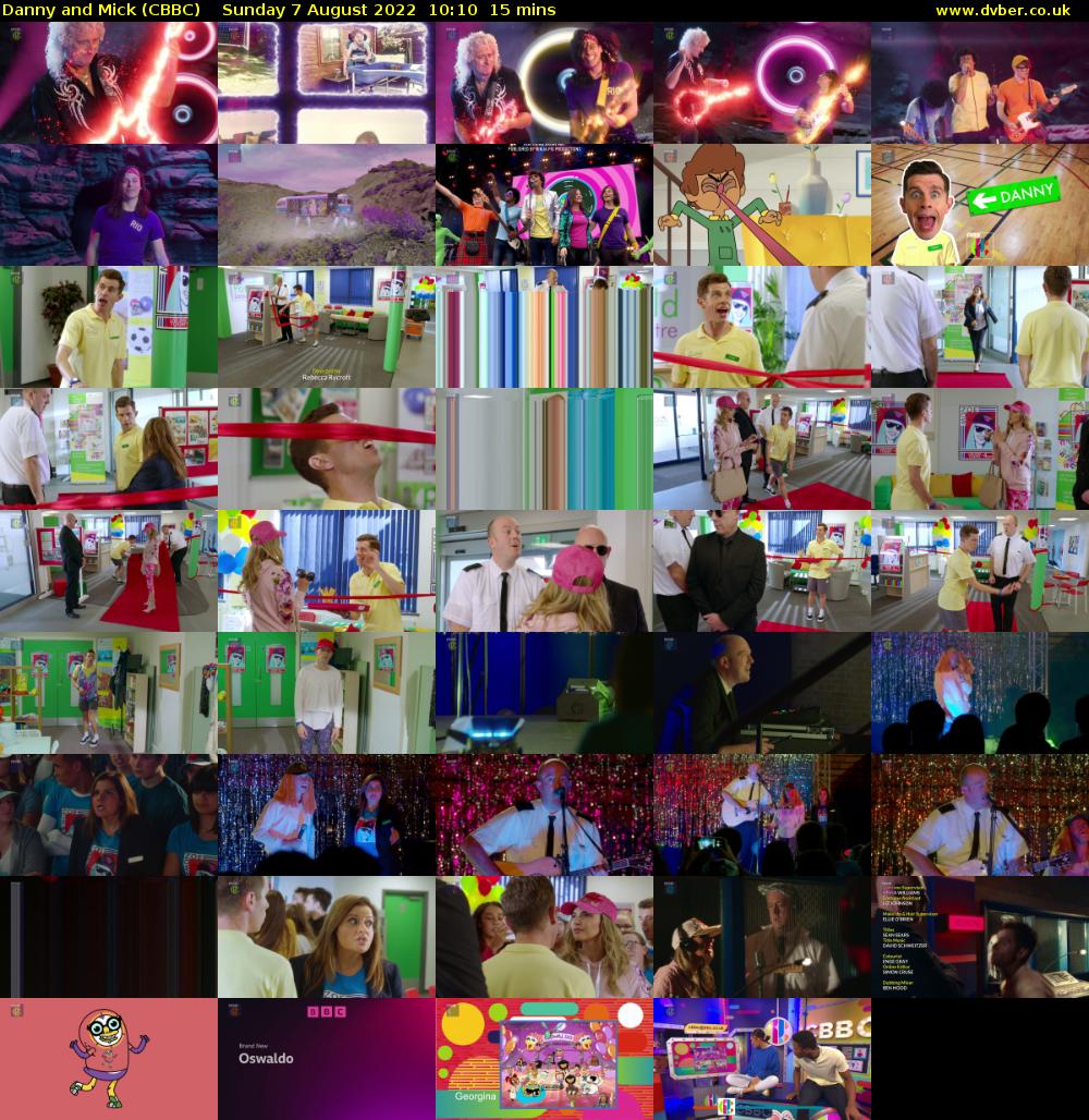 Danny and Mick (CBBC) Sunday 7 August 2022 10:10 - 10:25
