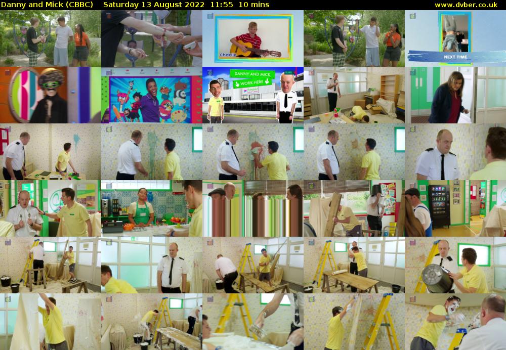 Danny and Mick (CBBC) Saturday 13 August 2022 11:55 - 12:05
