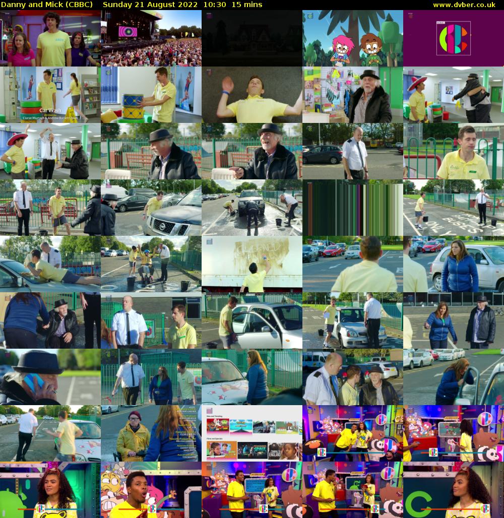 Danny and Mick (CBBC) Sunday 21 August 2022 10:30 - 10:45