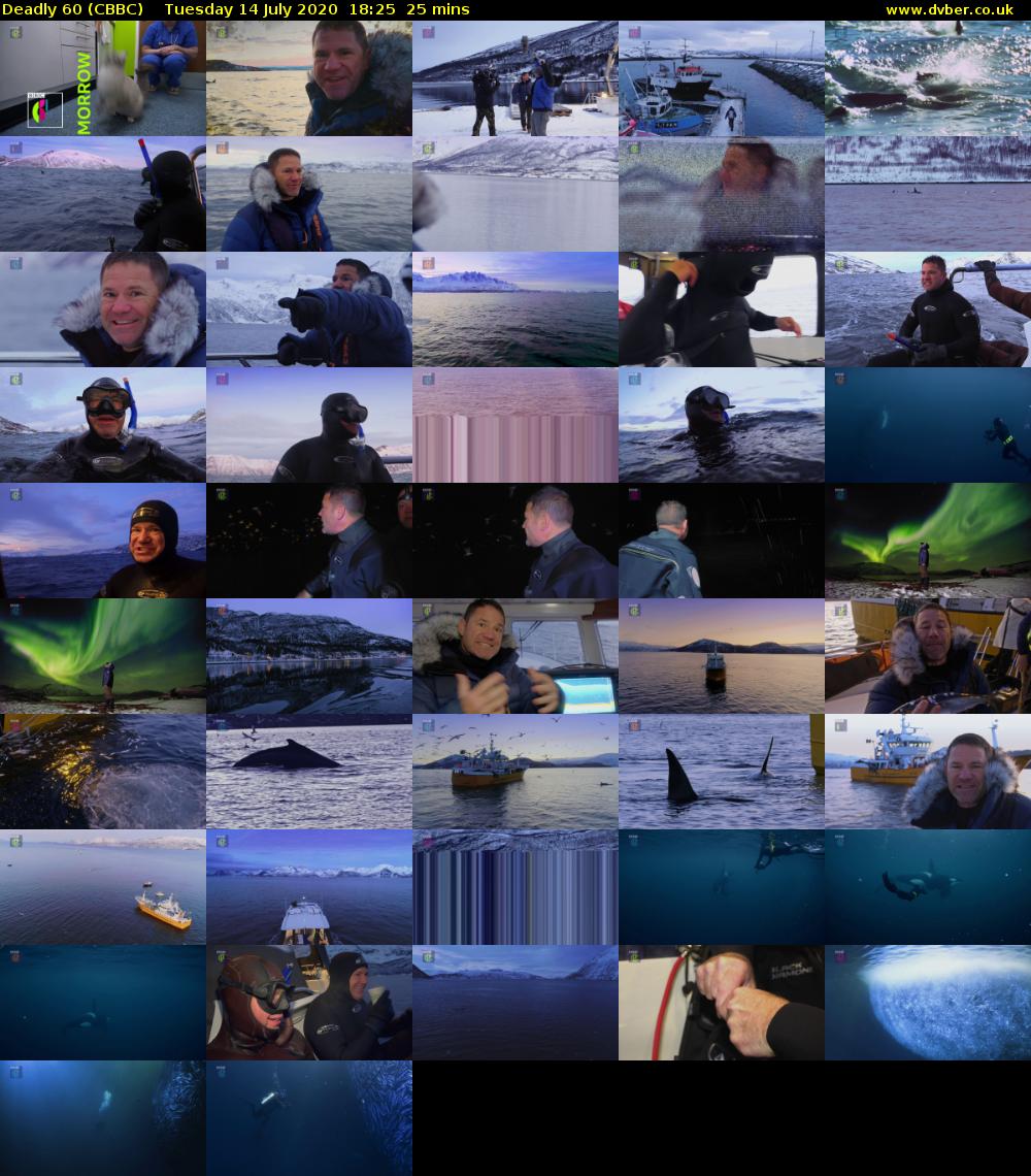 Deadly 60 (CBBC) Tuesday 14 July 2020 18:25 - 18:50