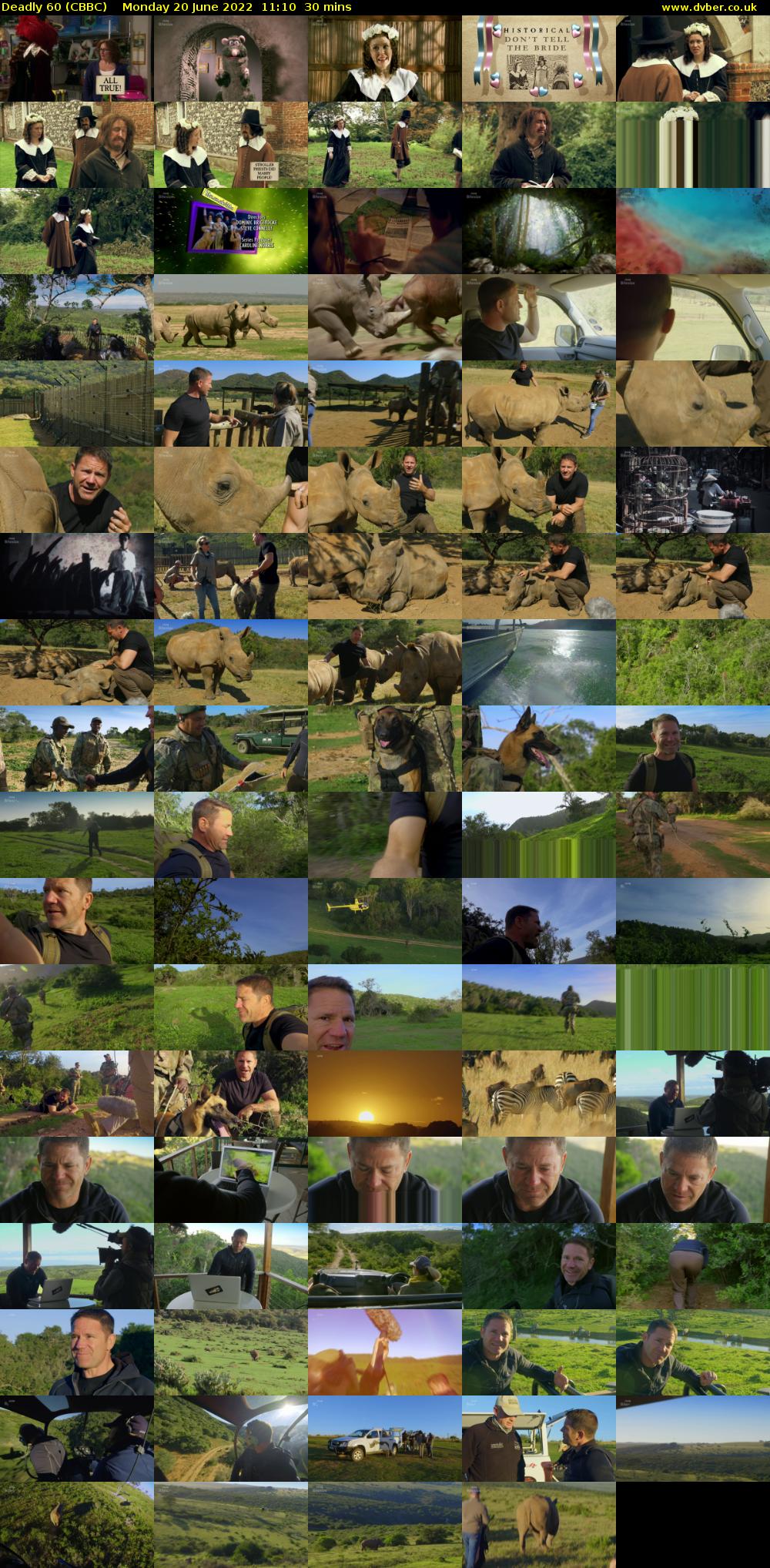 Deadly 60 (CBBC) Monday 20 June 2022 11:10 - 11:40