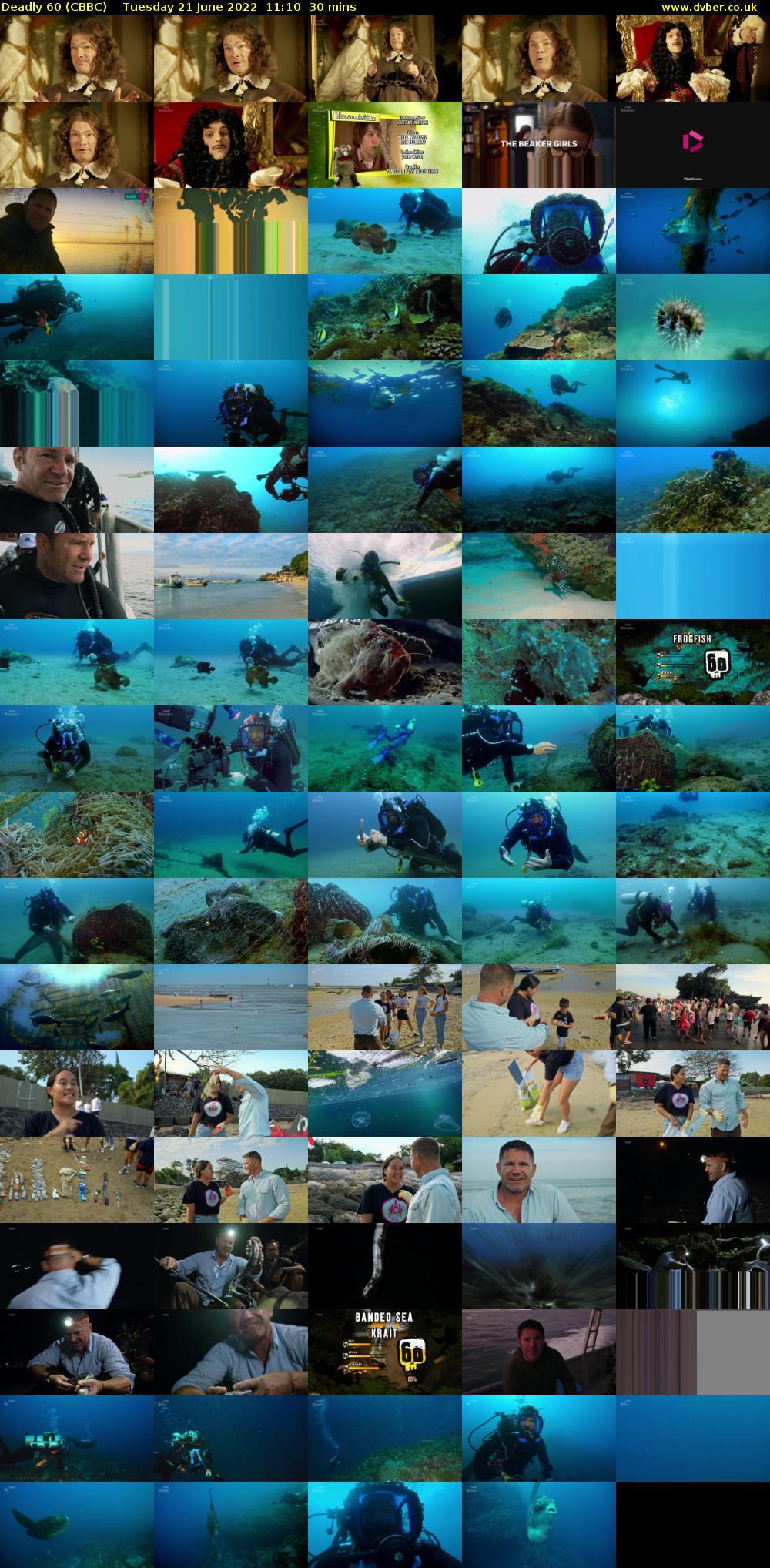 Deadly 60 (CBBC) Tuesday 21 June 2022 11:10 - 11:40