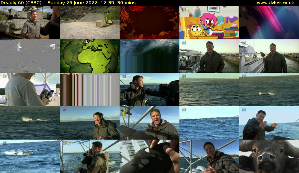 Deadly 60 (CBBC) Sunday 26 June 2022 12:35 - 13:05