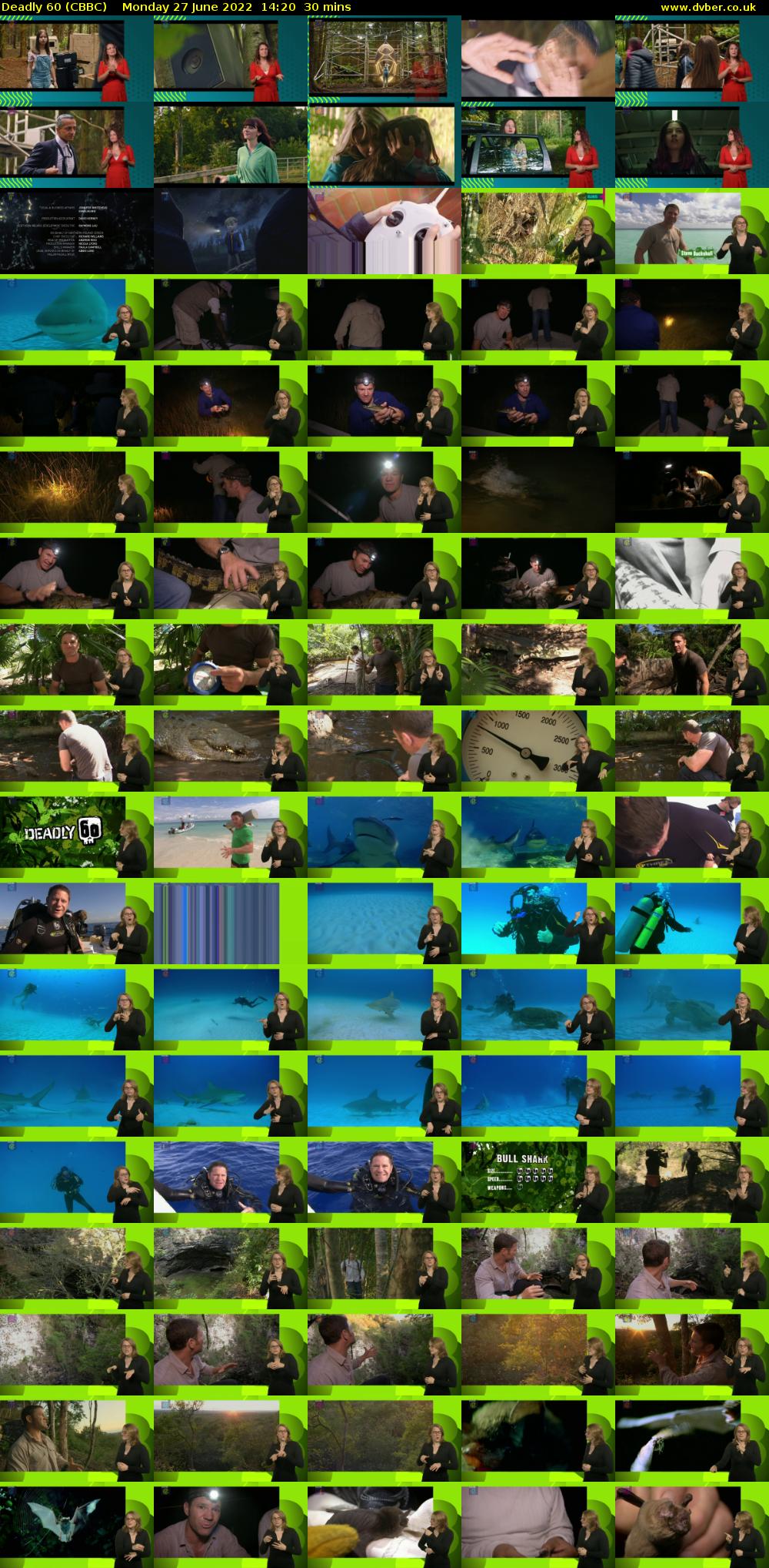 Deadly 60 (CBBC) Monday 27 June 2022 14:20 - 14:50