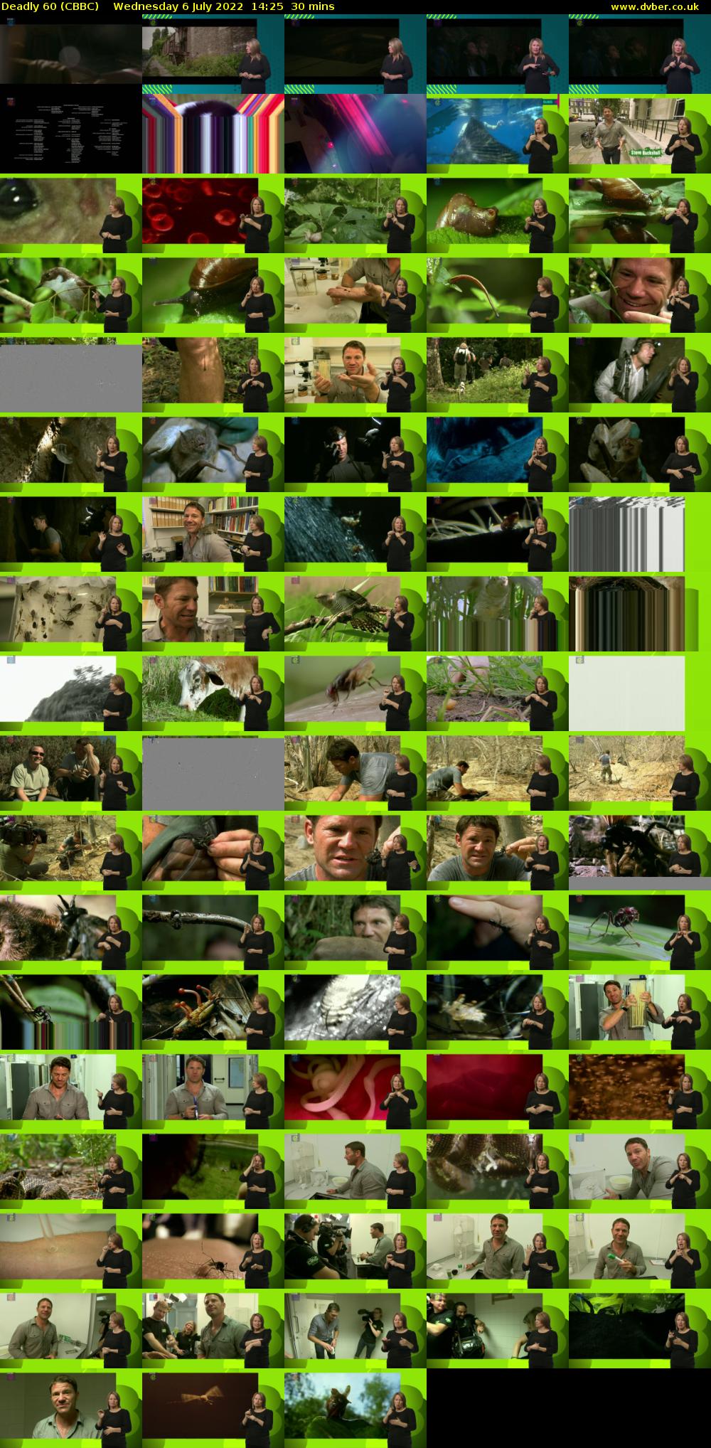 Deadly 60 (CBBC) Wednesday 6 July 2022 14:25 - 14:55