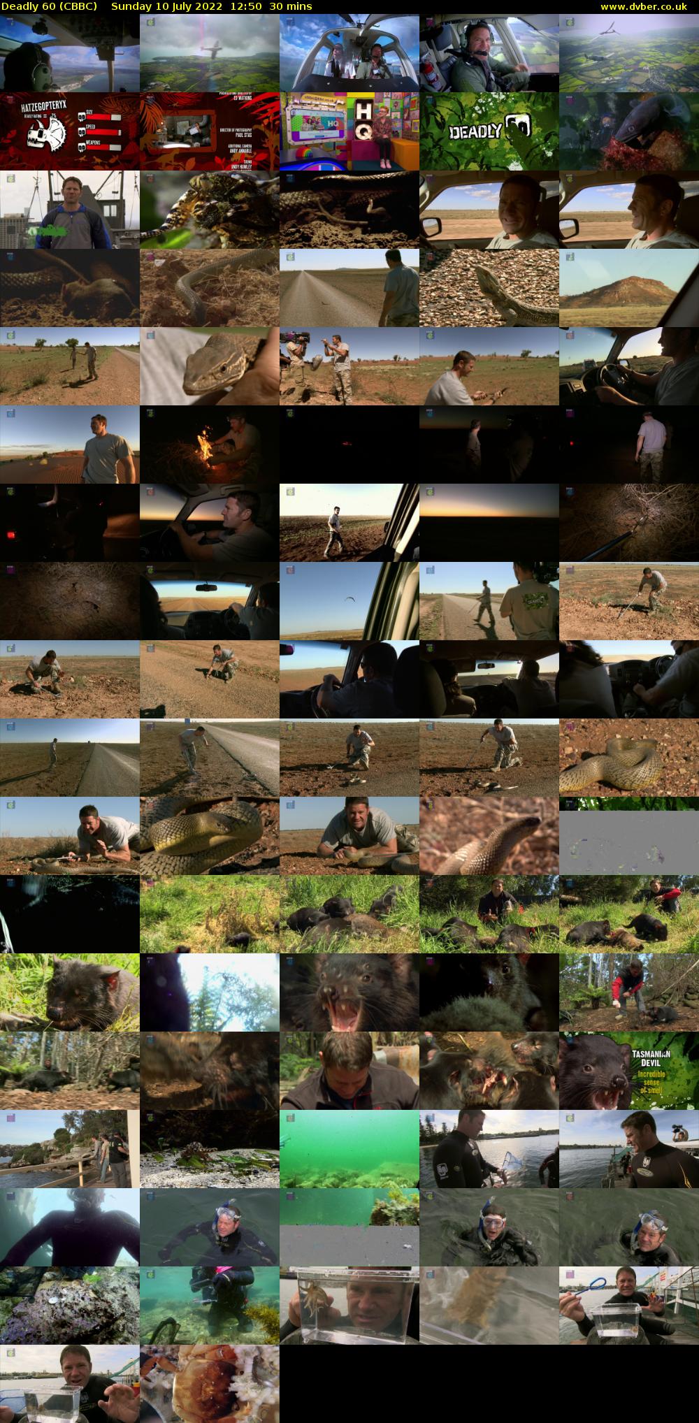 Deadly 60 (CBBC) Sunday 10 July 2022 12:50 - 13:20
