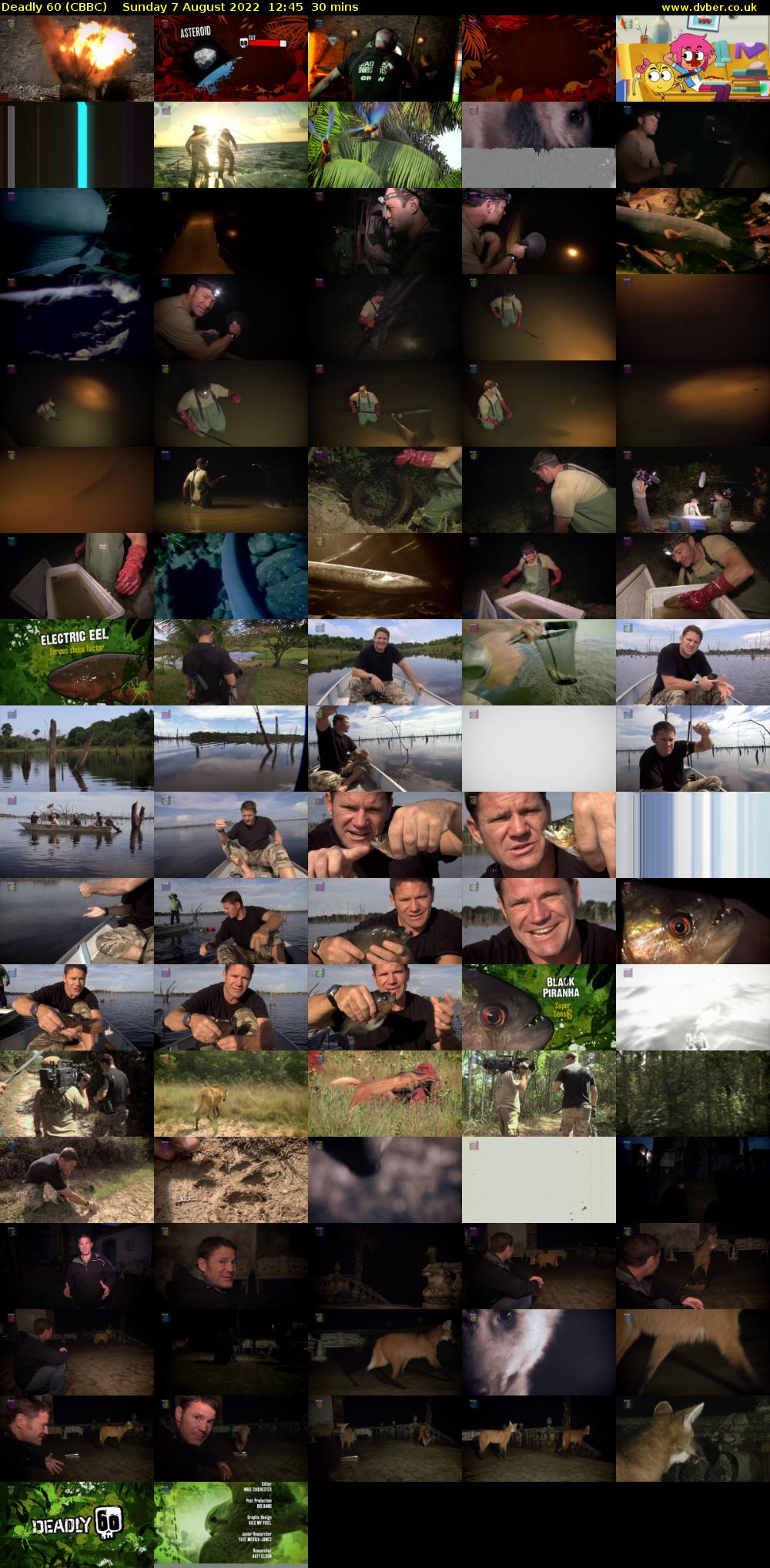 Deadly 60 (CBBC) Sunday 7 August 2022 12:45 - 13:15