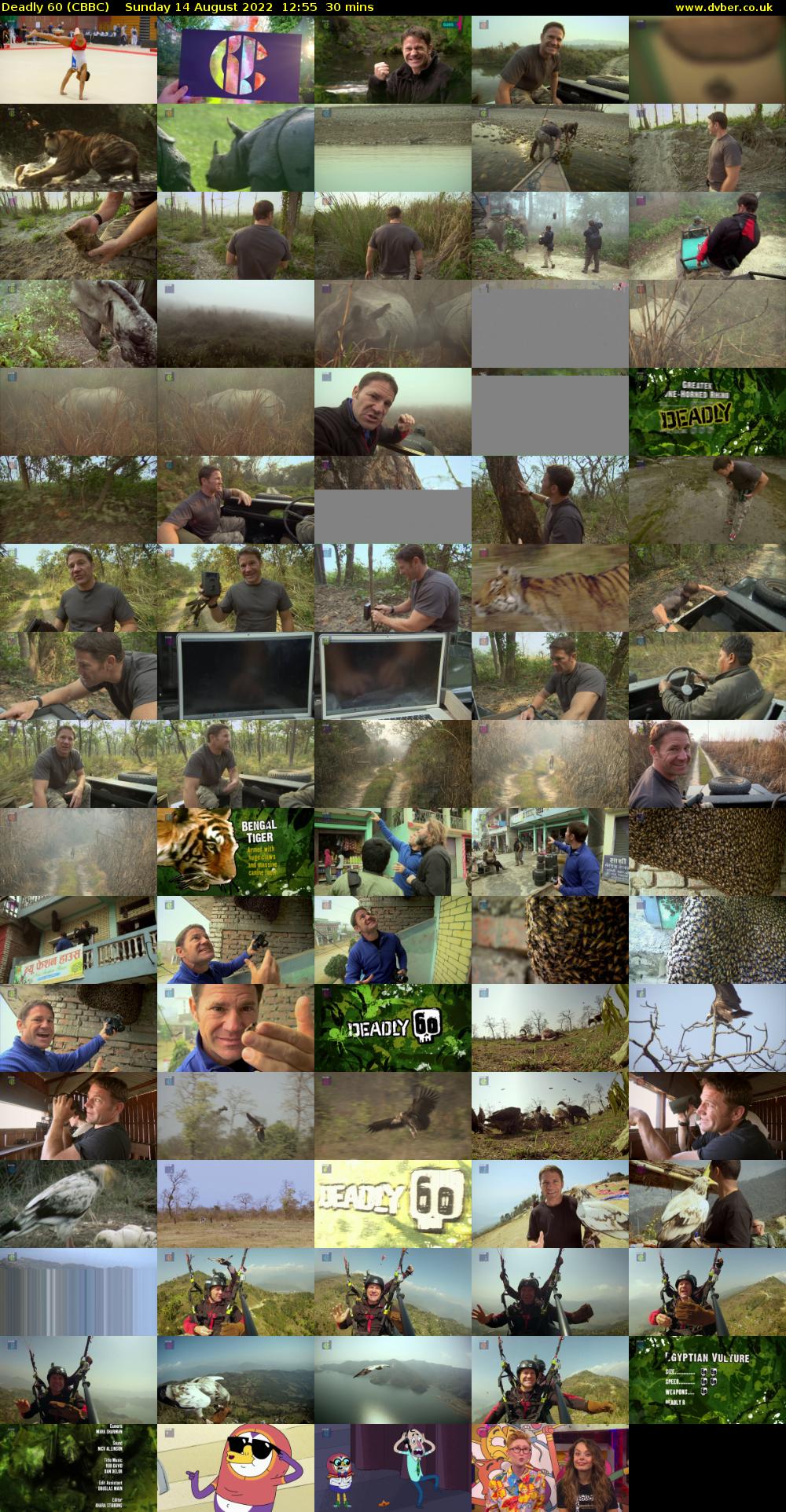 Deadly 60 (CBBC) Sunday 14 August 2022 12:55 - 13:25