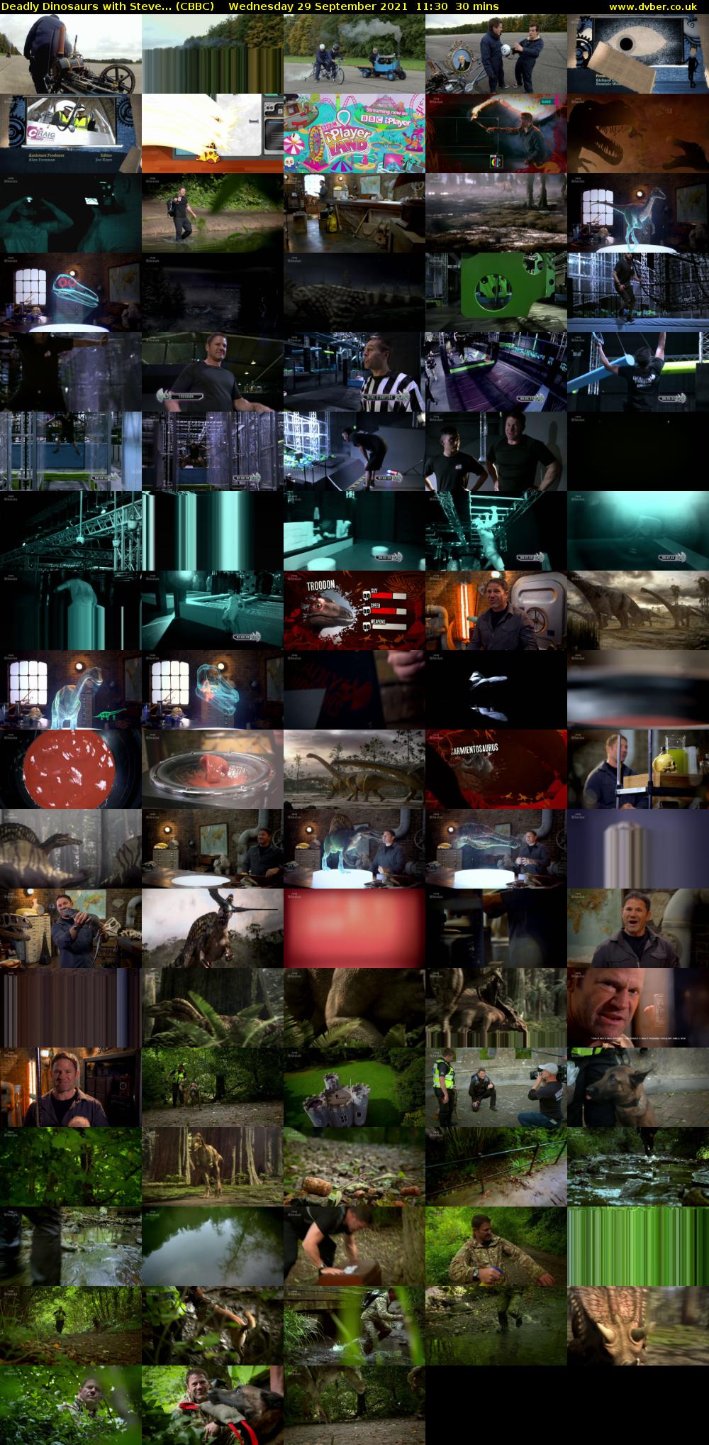 Deadly Dinosaurs with Steve... (CBBC) Wednesday 29 September 2021 11:30 - 12:00
