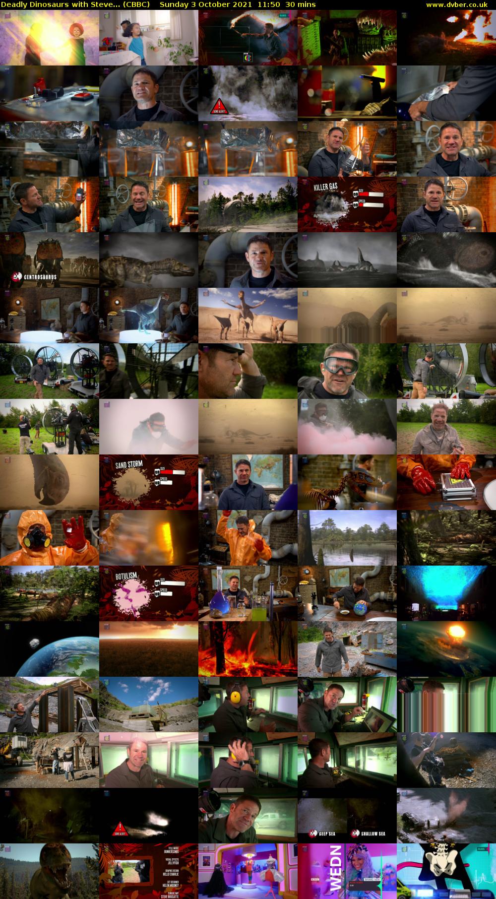 Deadly Dinosaurs with Steve... (CBBC) Sunday 3 October 2021 11:50 - 12:20
