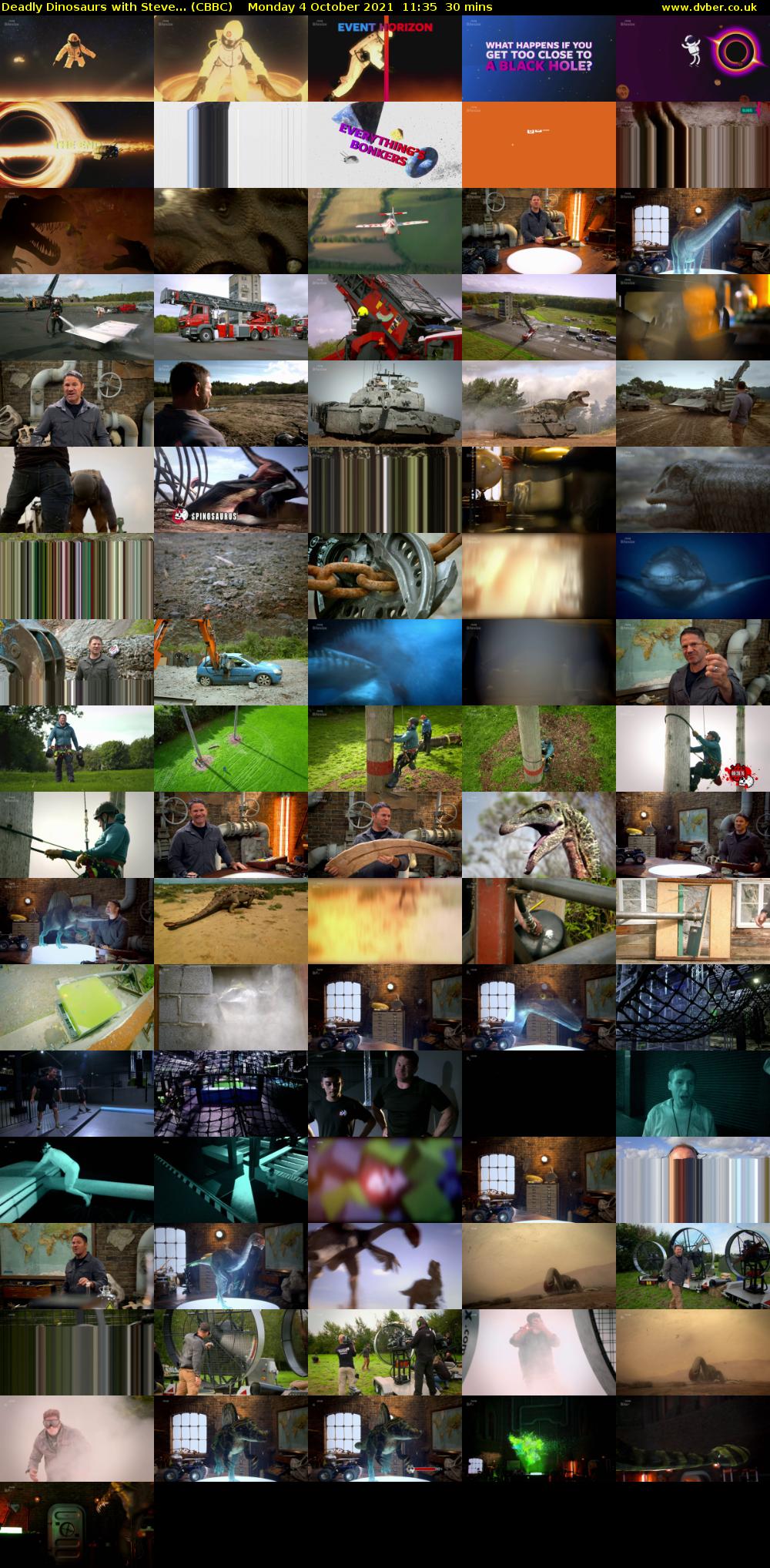 Deadly Dinosaurs with Steve... (CBBC) Monday 4 October 2021 11:35 - 12:05