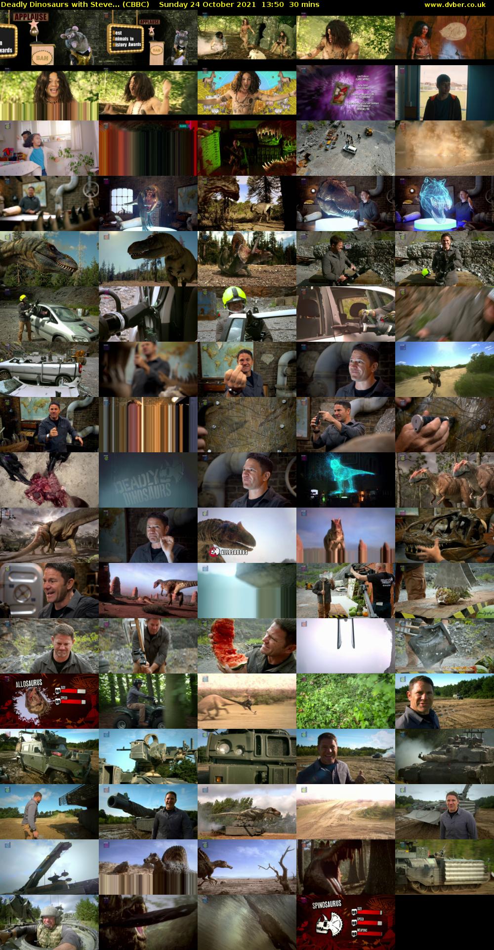 Deadly Dinosaurs with Steve... (CBBC) Sunday 24 October 2021 13:50 - 14:20