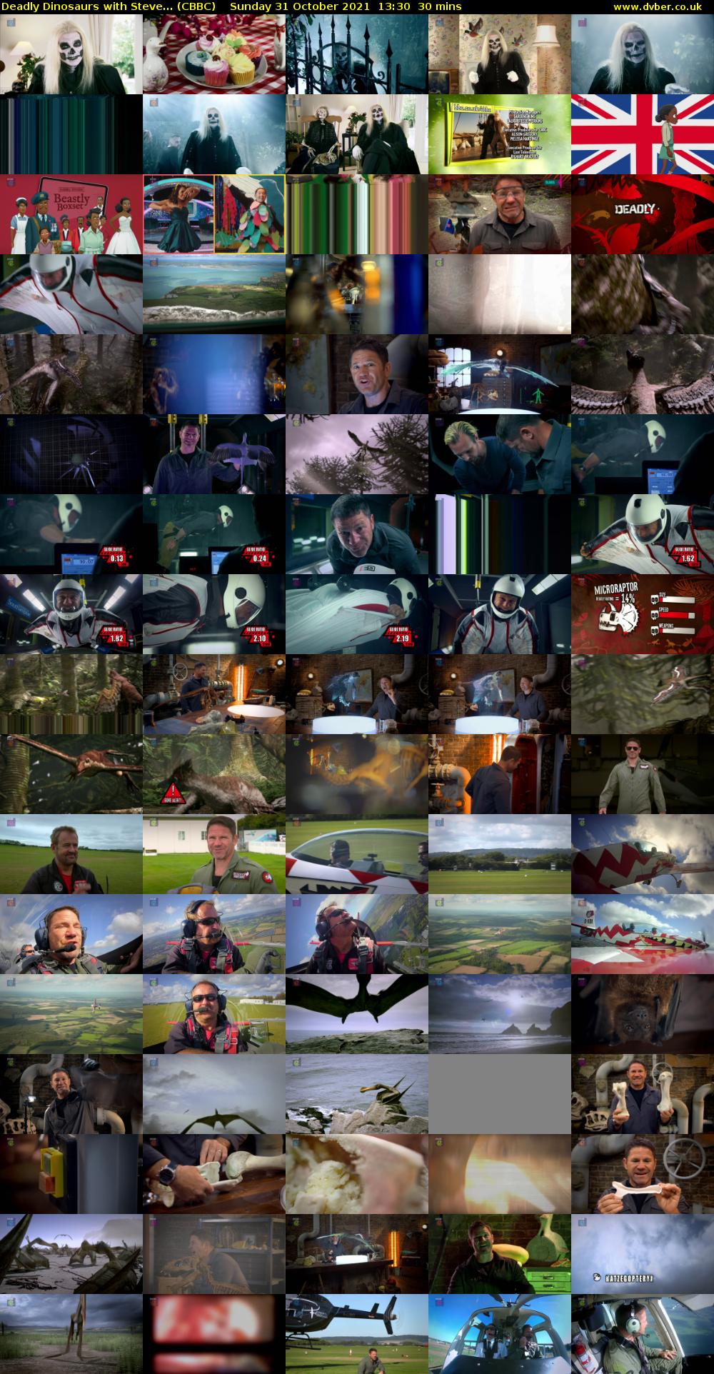 Deadly Dinosaurs with Steve... (CBBC) Sunday 31 October 2021 13:30 - 14:00