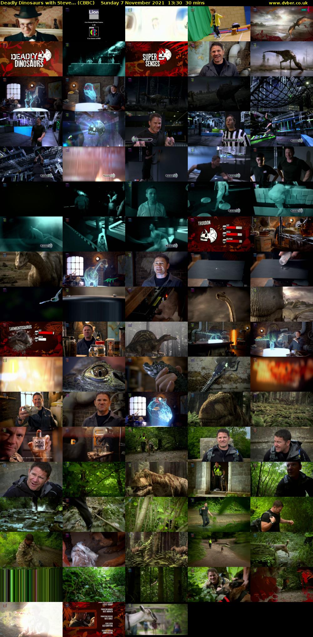 Deadly Dinosaurs with Steve... (CBBC) Sunday 7 November 2021 13:30 - 14:00