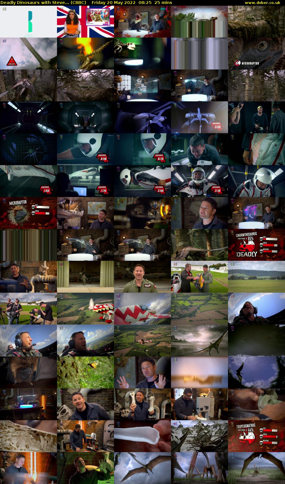Deadly Dinosaurs with Steve... (CBBC) Friday 20 May 2022 08:25 - 08:50