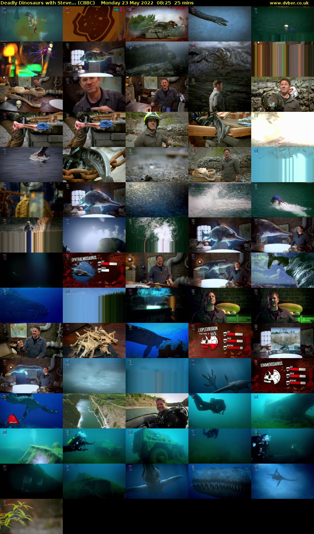 Deadly Dinosaurs with Steve... (CBBC) Monday 23 May 2022 08:25 - 08:50