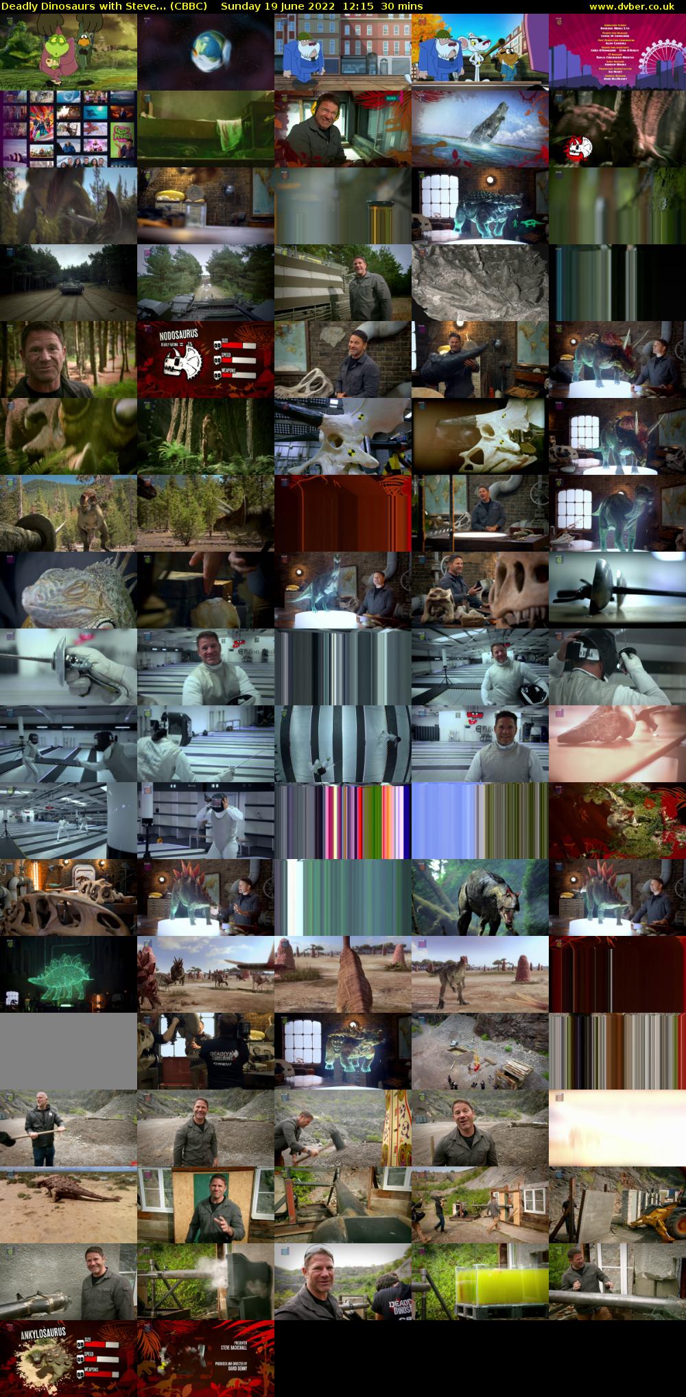 Deadly Dinosaurs with Steve... (CBBC) Sunday 19 June 2022 12:15 - 12:45