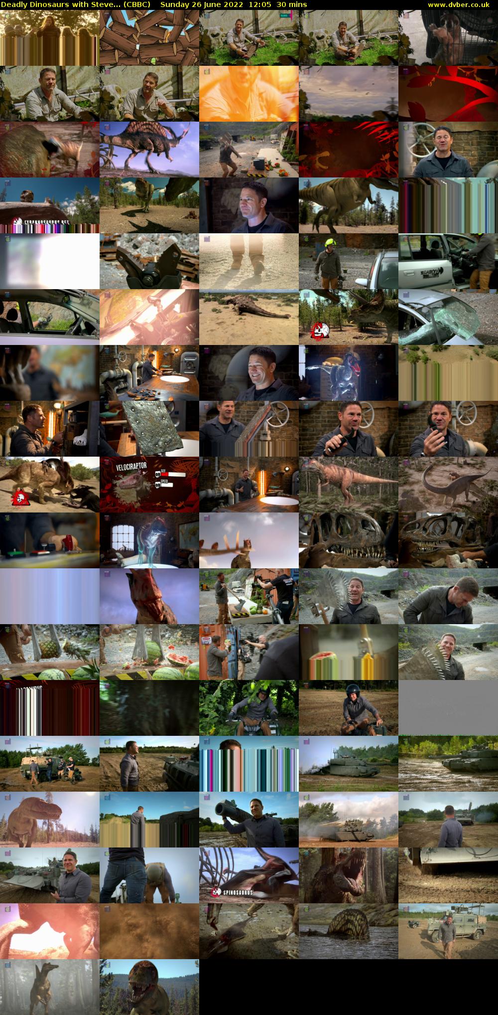 Deadly Dinosaurs with Steve... (CBBC) Sunday 26 June 2022 12:05 - 12:35