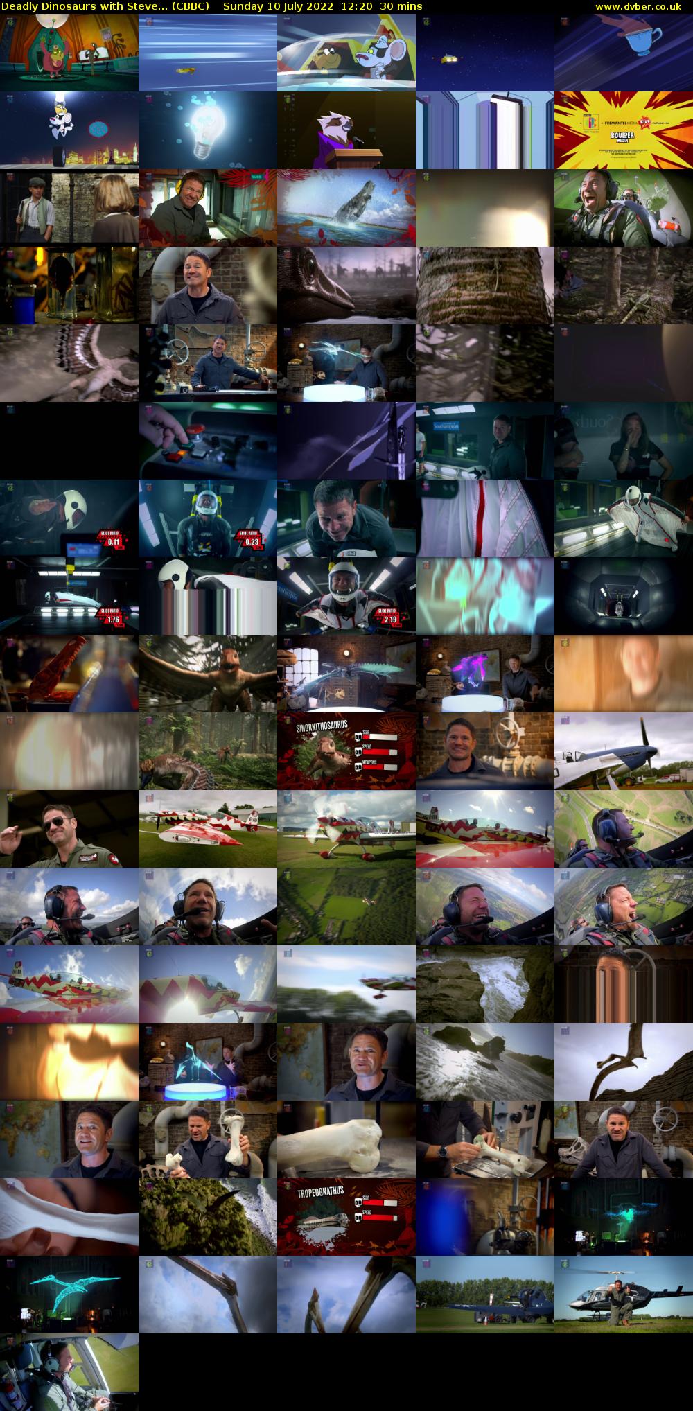 Deadly Dinosaurs with Steve... (CBBC) Sunday 10 July 2022 12:20 - 12:50