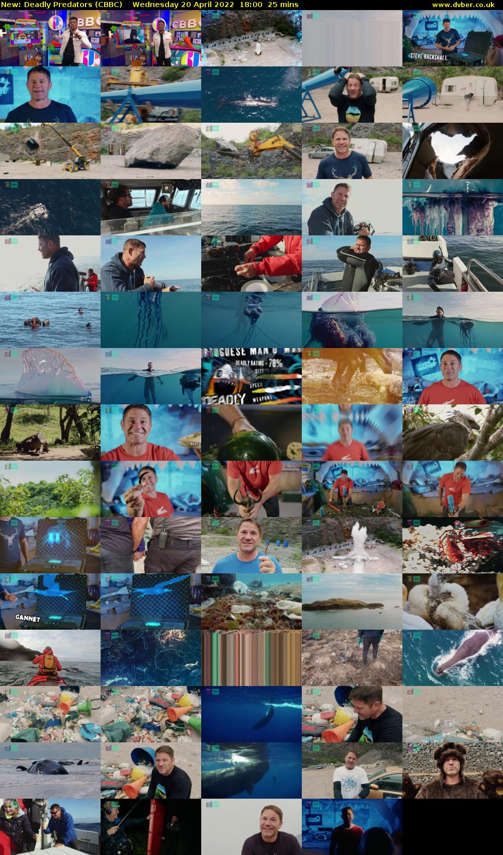 Deadly Predators (CBBC) Wednesday 20 April 2022 18:00 - 18:25