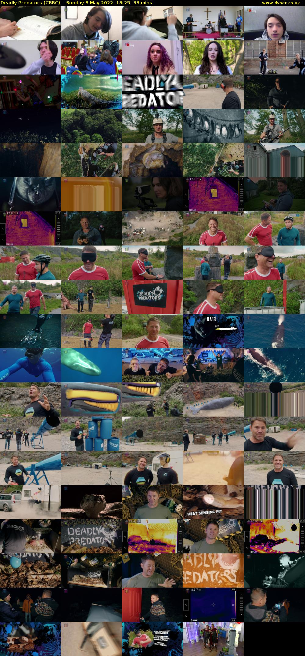 Deadly Predators (CBBC) Sunday 8 May 2022 18:25 - 18:58