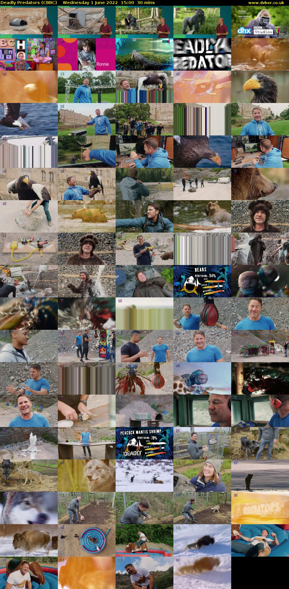 Deadly Predators (CBBC) Wednesday 1 June 2022 15:00 - 15:30