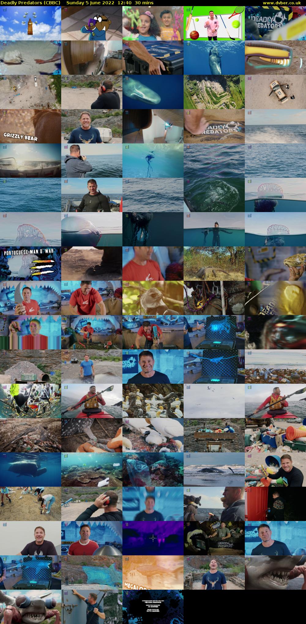 Deadly Predators (CBBC) Sunday 5 June 2022 12:40 - 13:10