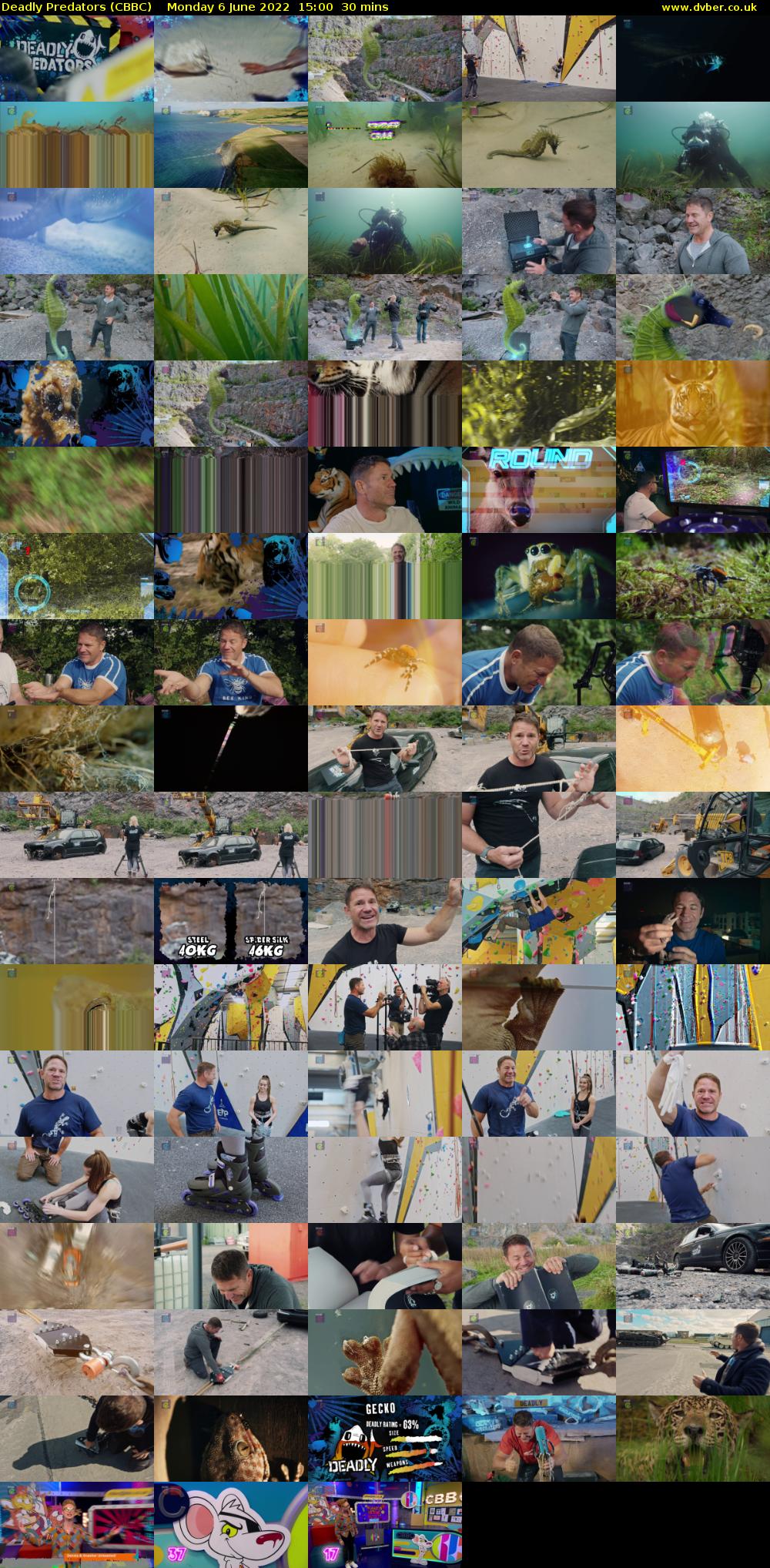 Deadly Predators (CBBC) Monday 6 June 2022 15:00 - 15:30
