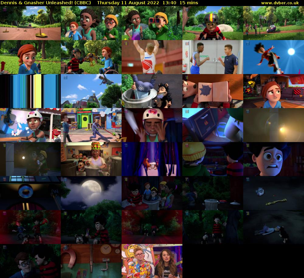 Dennis & Gnasher Unleashed! (CBBC) Thursday 11 August 2022 13:40 - 13:55