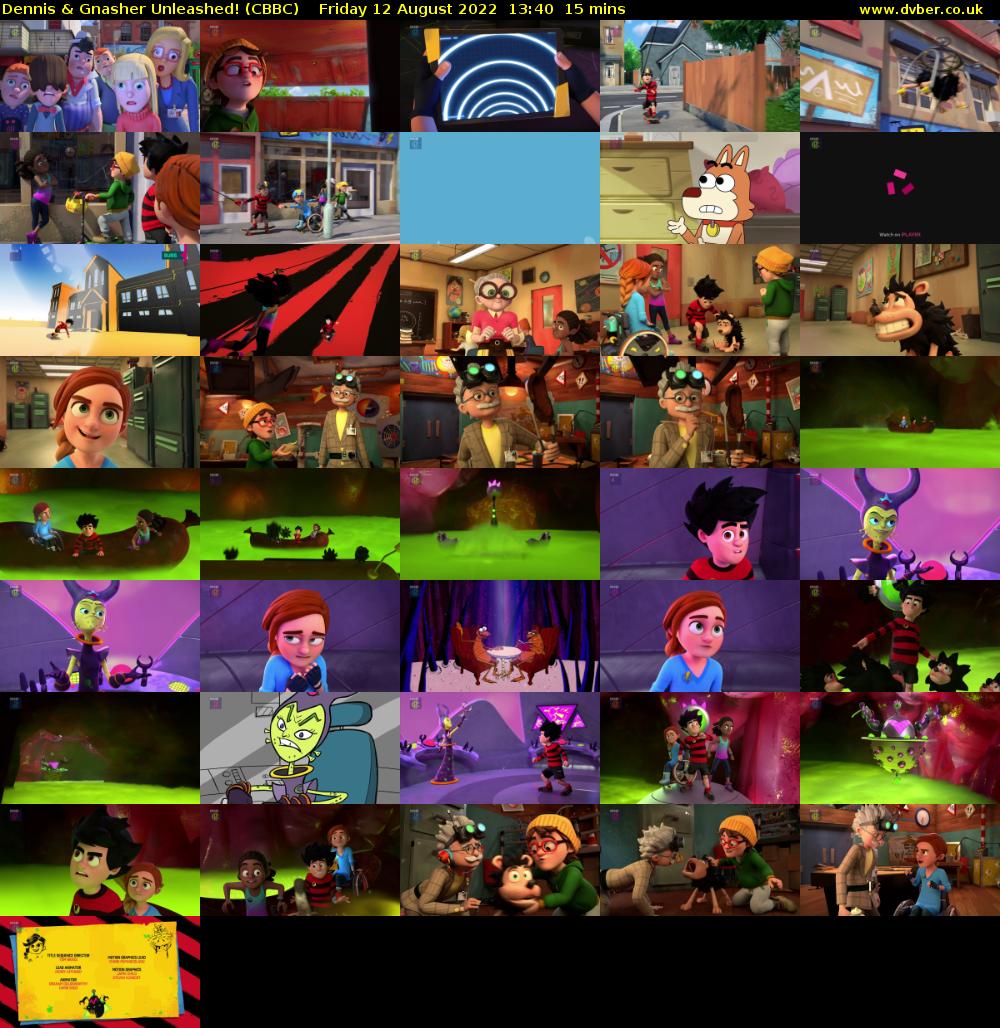 Dennis & Gnasher Unleashed! (CBBC) Friday 12 August 2022 13:40 - 13:55