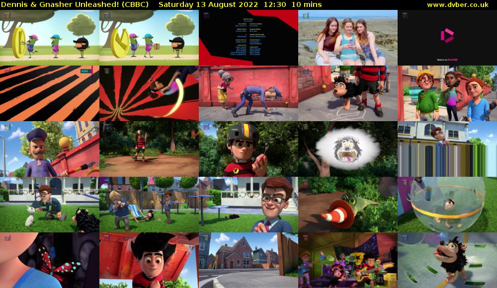 Dennis & Gnasher Unleashed! (CBBC) Saturday 13 August 2022 12:30 - 12:40