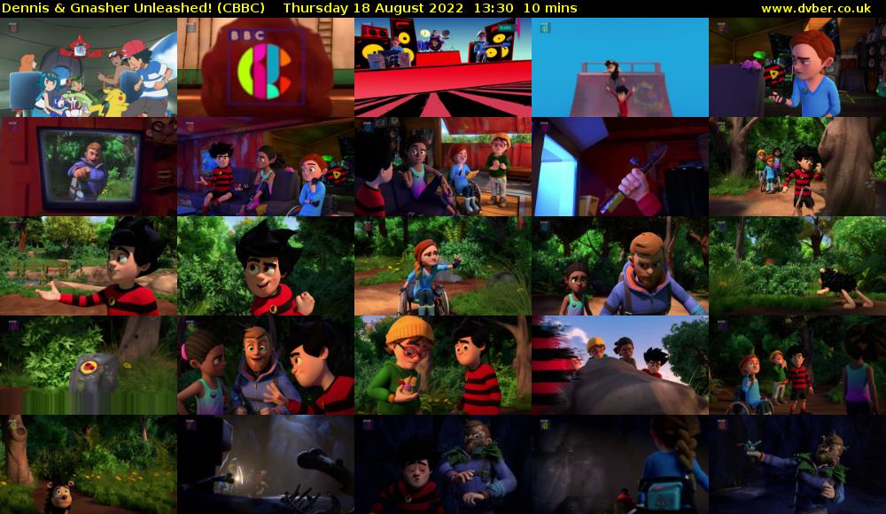 Dennis & Gnasher Unleashed! (CBBC) Thursday 18 August 2022 13:30 - 13:40