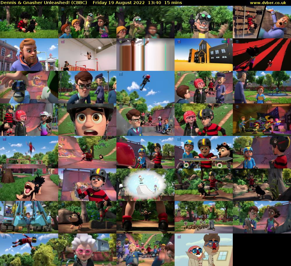 Dennis & Gnasher Unleashed! (CBBC) Friday 19 August 2022 13:40 - 13:55
