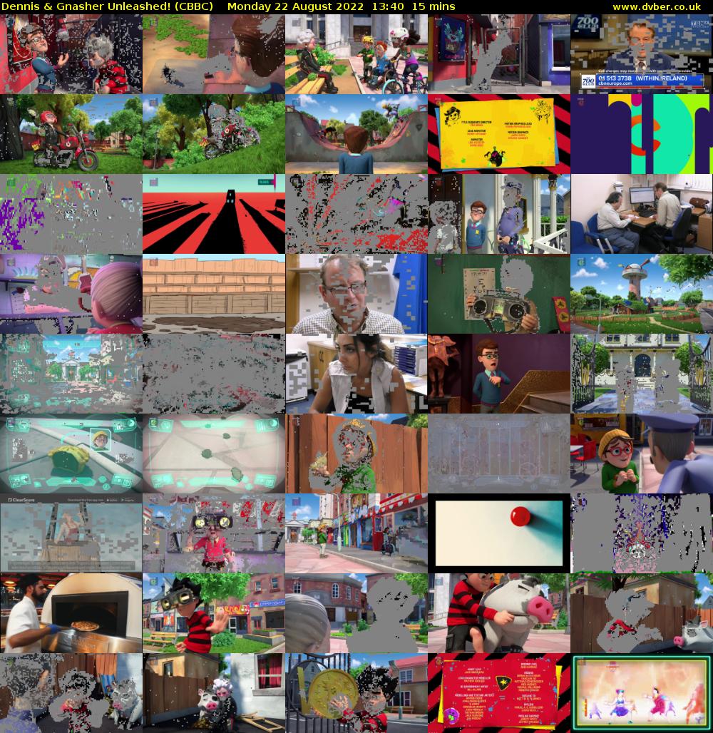 Dennis & Gnasher Unleashed! (CBBC) Monday 22 August 2022 13:40 - 13:55