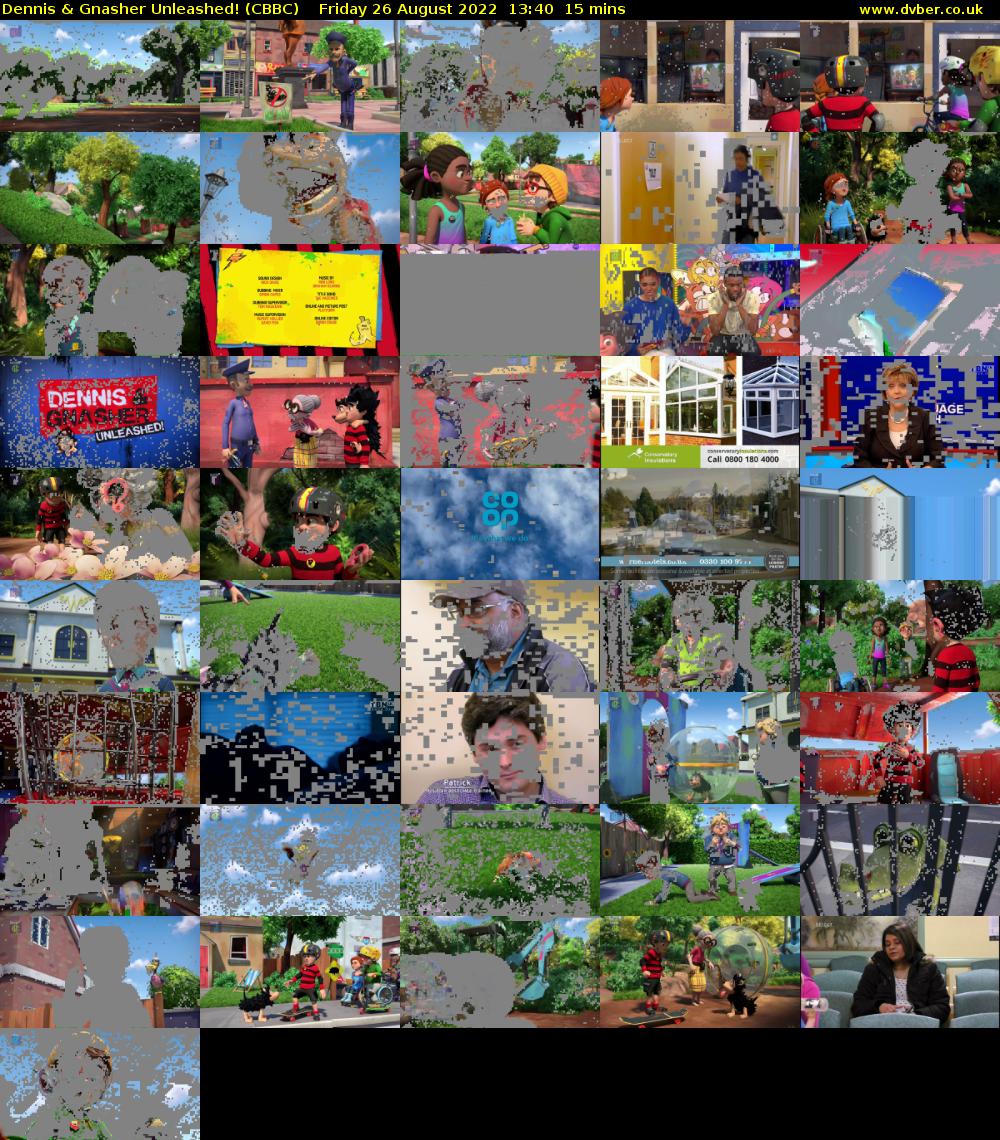 Dennis & Gnasher Unleashed! (CBBC) Friday 26 August 2022 13:40 - 13:55