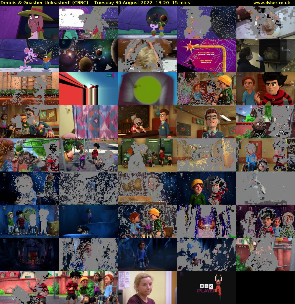 Dennis & Gnasher Unleashed! (CBBC) Tuesday 30 August 2022 13:20 - 13:35