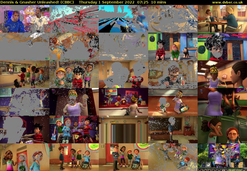 Dennis & Gnasher Unleashed! (CBBC) Thursday 1 September 2022 07:25 - 07:35