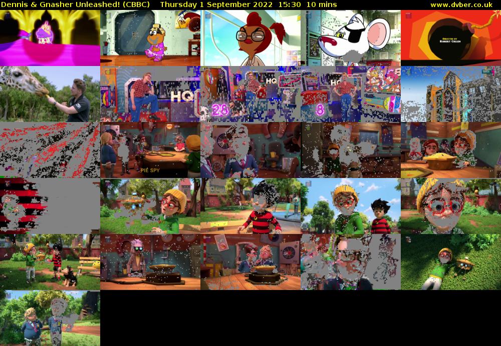 Dennis & Gnasher Unleashed! (CBBC) Thursday 1 September 2022 15:30 - 15:40