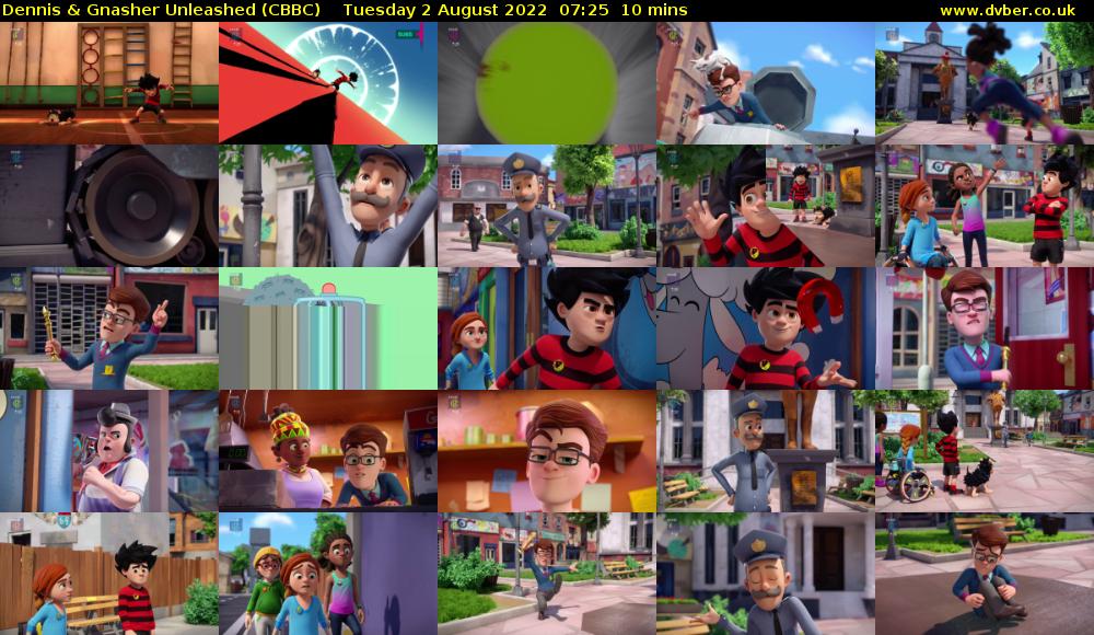 Dennis & Gnasher Unleashed (CBBC) Tuesday 2 August 2022 07:25 - 07:35