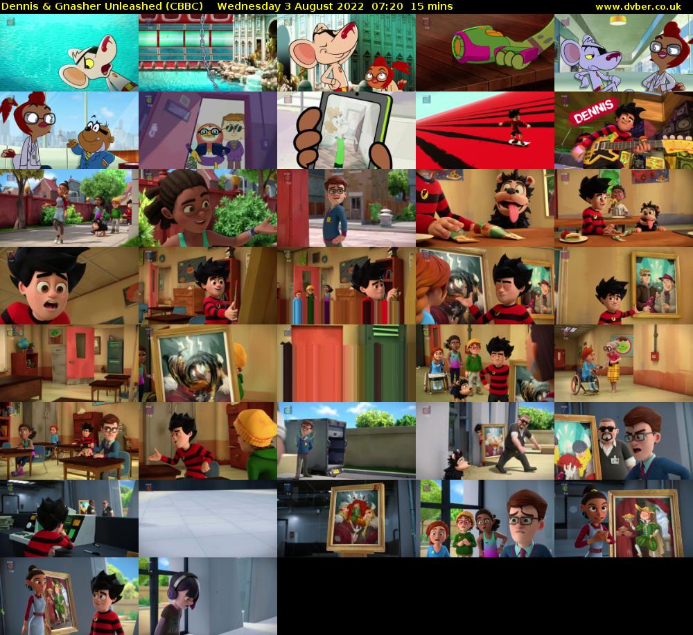 Dennis & Gnasher Unleashed (CBBC) Wednesday 3 August 2022 07:20 - 07:35