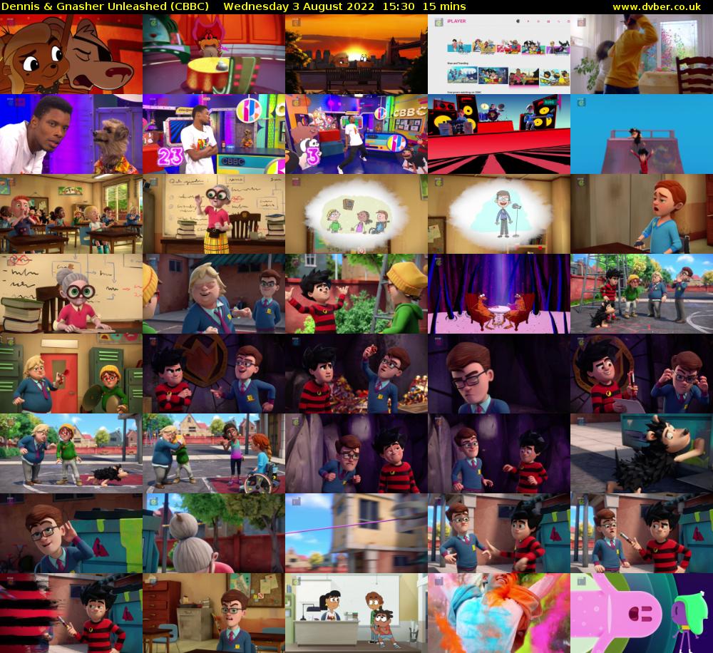 Dennis & Gnasher Unleashed (CBBC) Wednesday 3 August 2022 15:30 - 15:45