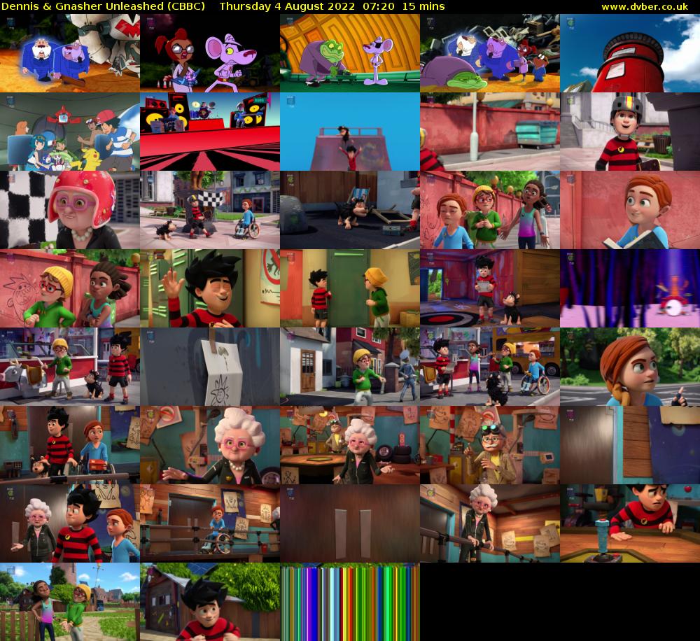 Dennis & Gnasher Unleashed (CBBC) Thursday 4 August 2022 07:20 - 07:35