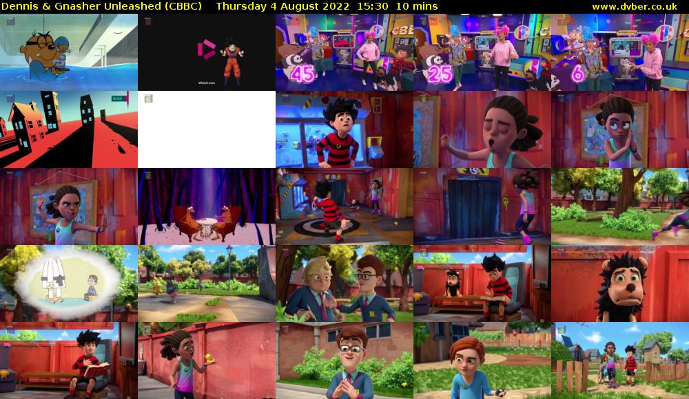 Dennis & Gnasher Unleashed (CBBC) Thursday 4 August 2022 15:30 - 15:40