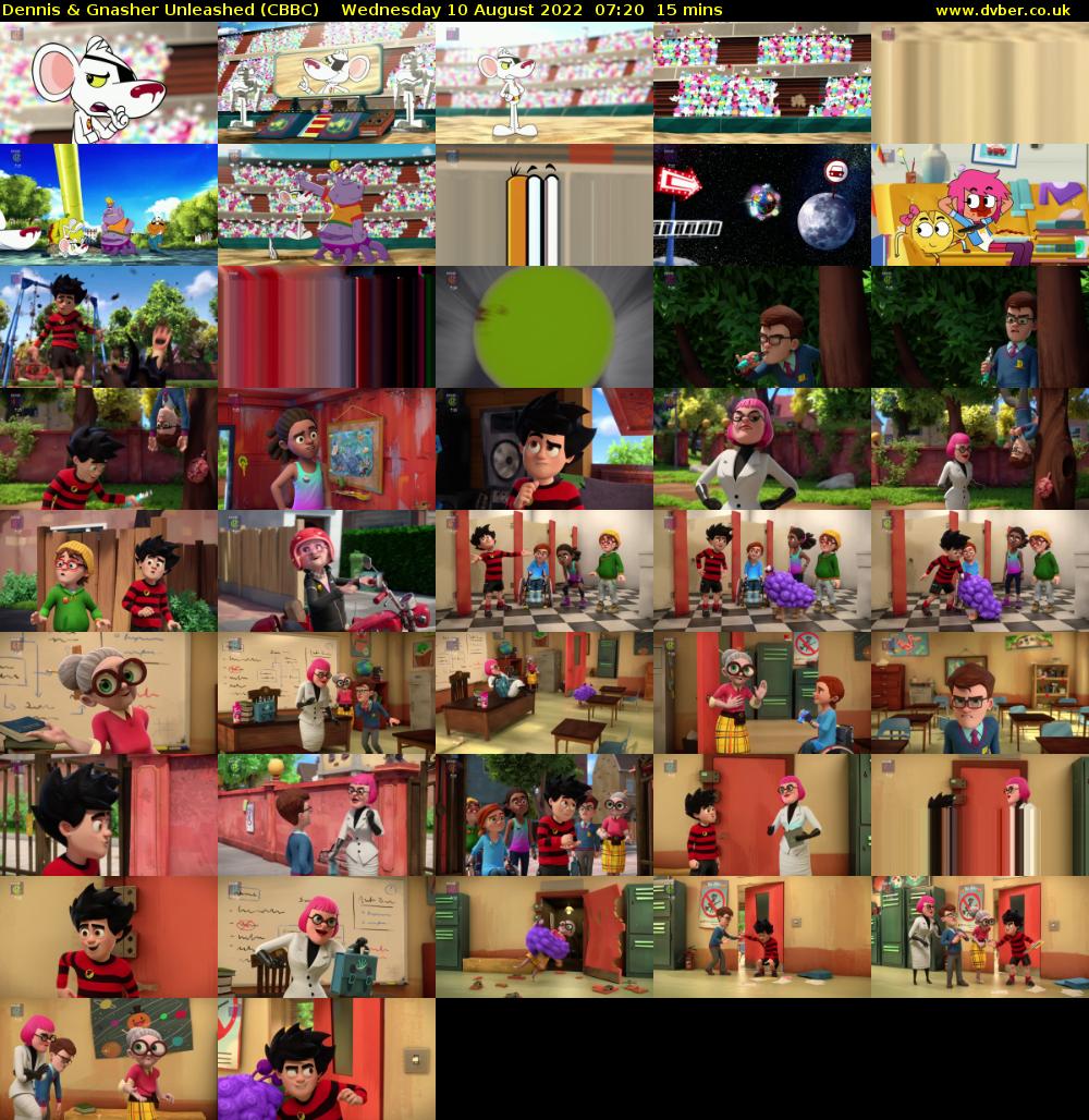 Dennis & Gnasher Unleashed (CBBC) Wednesday 10 August 2022 07:20 - 07:35