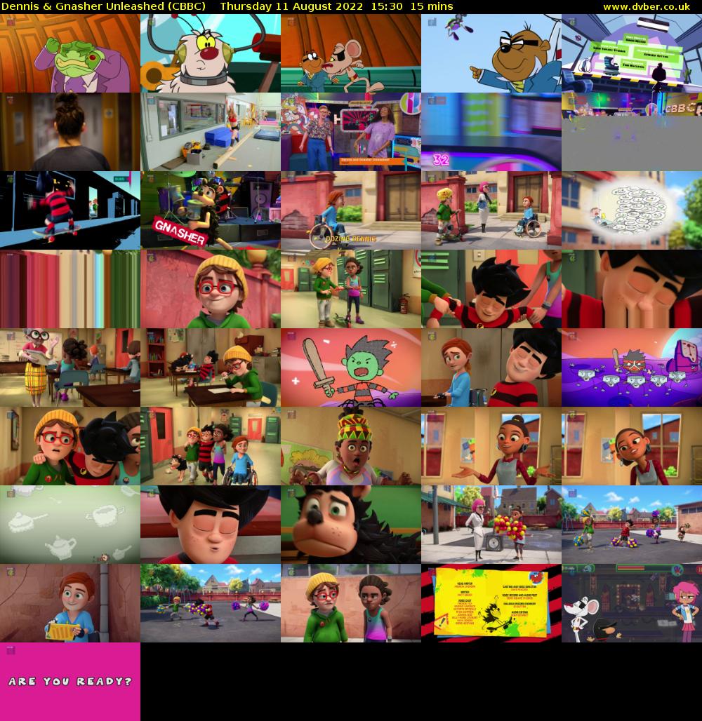Dennis & Gnasher Unleashed (CBBC) Thursday 11 August 2022 15:30 - 15:45