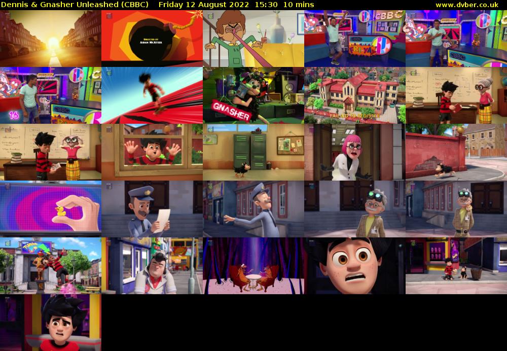 Dennis & Gnasher Unleashed (CBBC) Friday 12 August 2022 15:30 - 15:40