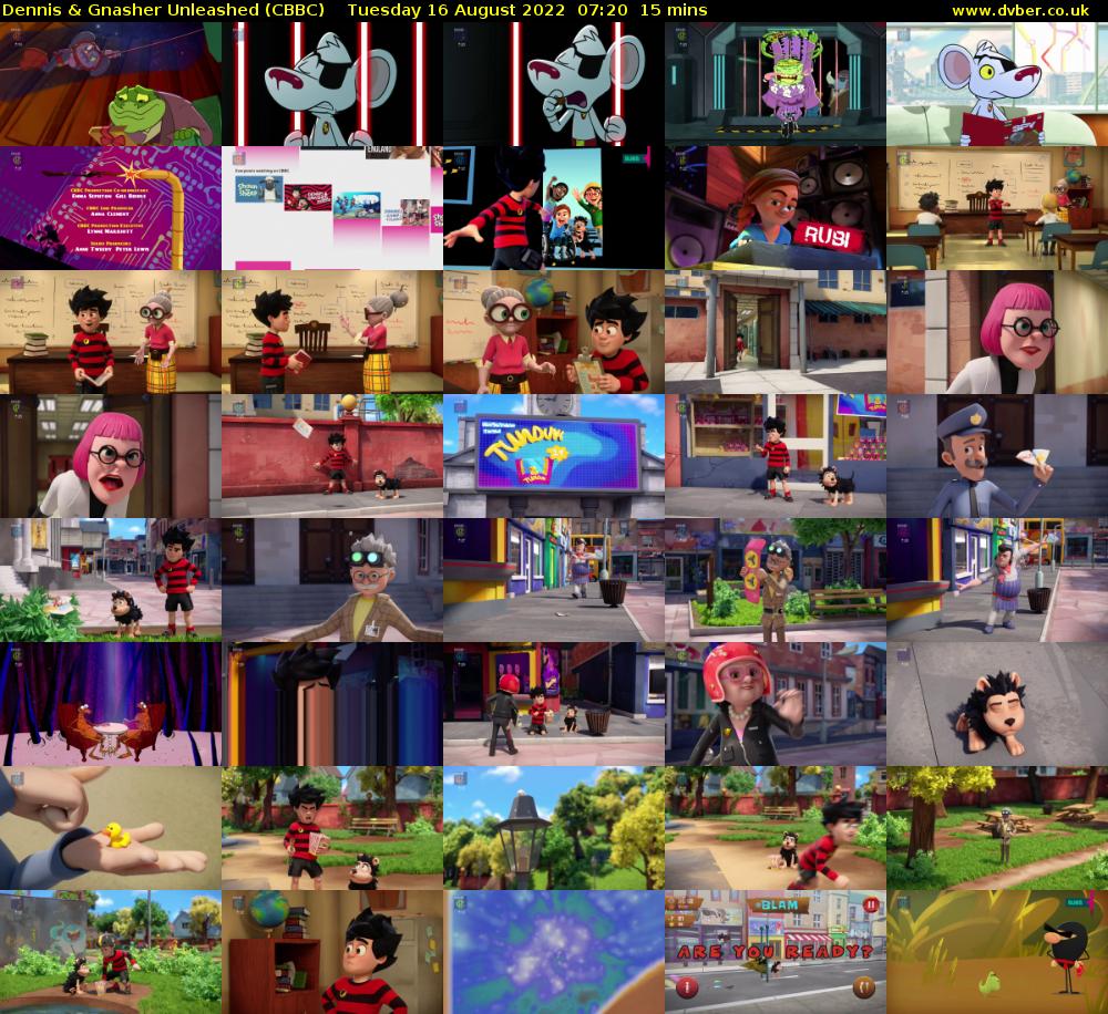 Dennis & Gnasher Unleashed (CBBC) Tuesday 16 August 2022 07:20 - 07:35