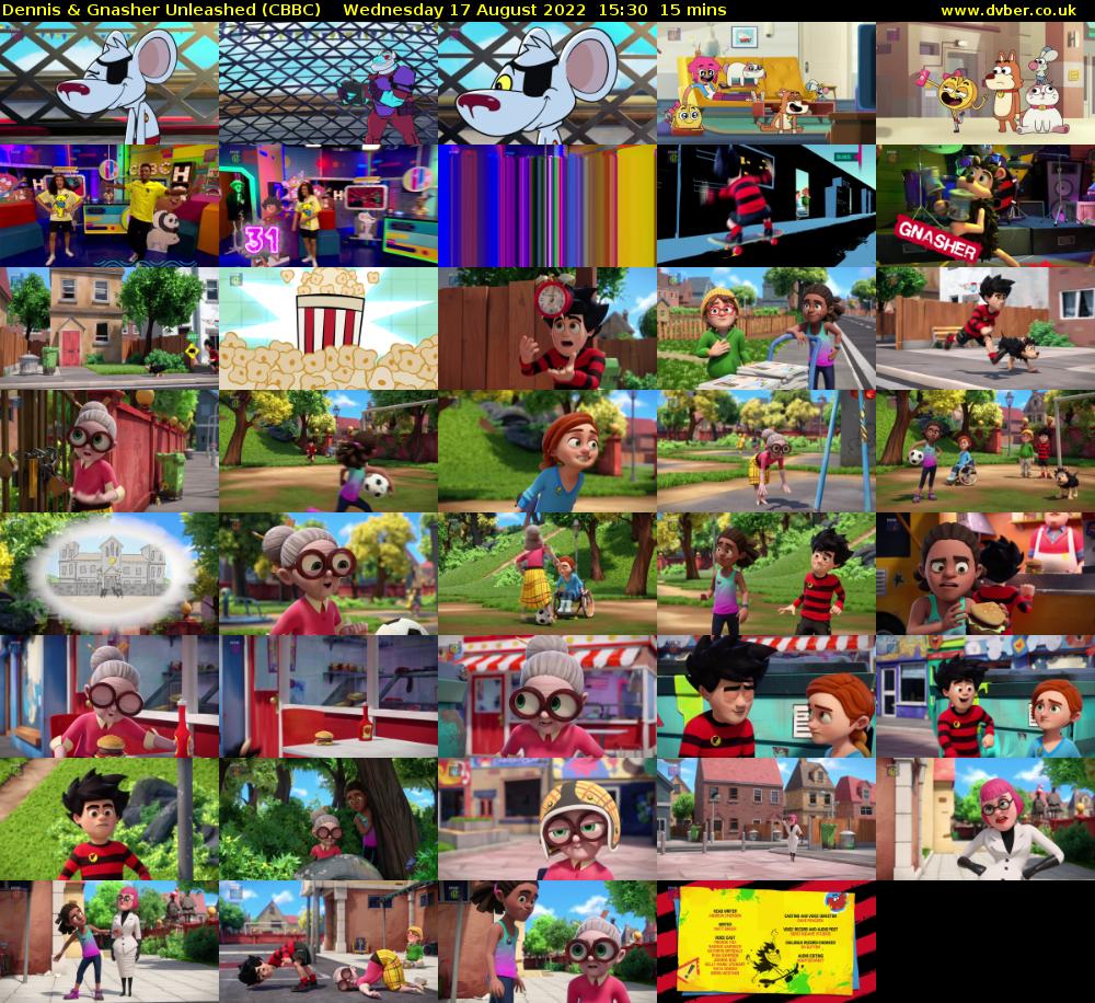 Dennis & Gnasher Unleashed (CBBC) Wednesday 17 August 2022 15:30 - 15:45
